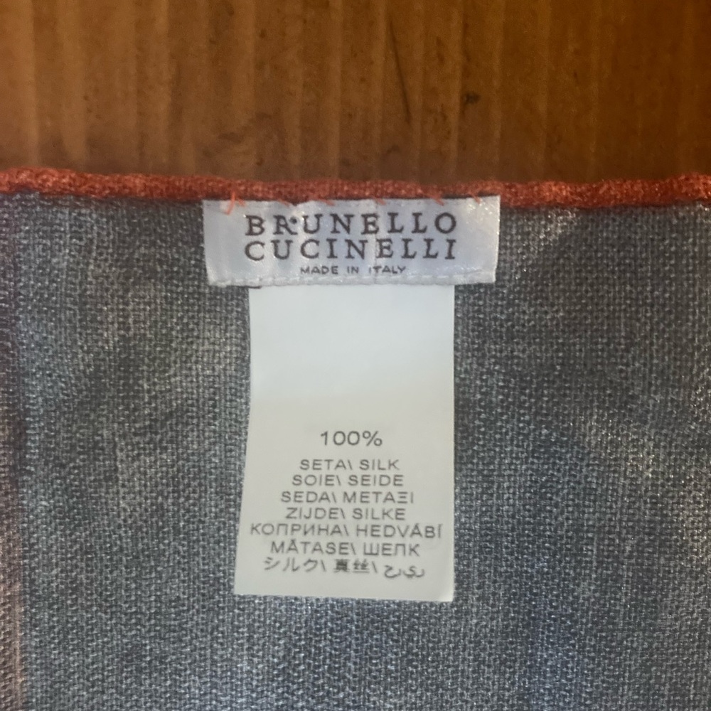 NWT Brunello Cucinelli pocket square - Picture 4 of 6